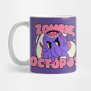 Cute Zombie Octopus // Funny Halloween Zombie Animals Mug